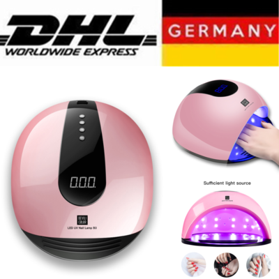 80W UV LED Lampe Licht Nagel Gel Trockner Dryer Lichthärtungsgerät Aushärtelicht