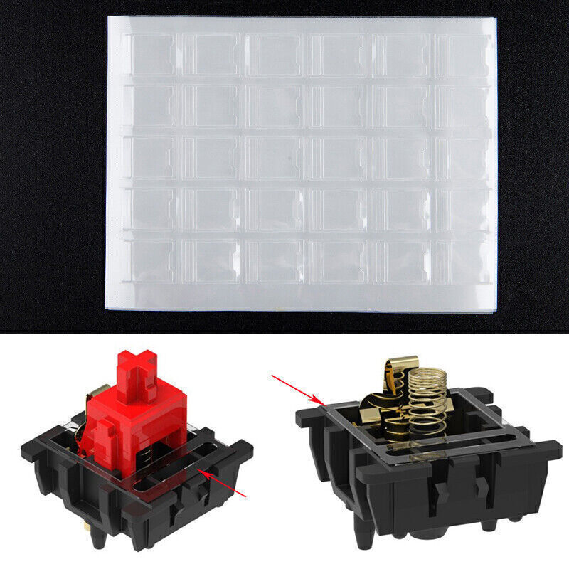 120PCS Switch Films Reducing Movement For Mechanical Keyboard HTV MX Switch Film