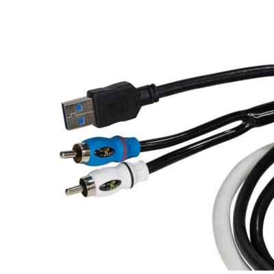 Stinger SMRAUXUSB3 marine powersports USB/3.5mm aux input flush mount extension