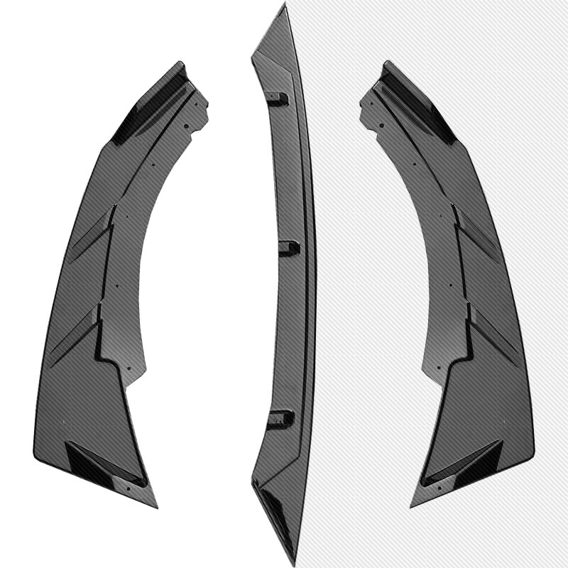 Painted Carbon Front Lip Chin Bumper Body Kits Fits For VW Golf MK8 / GTI 2020+