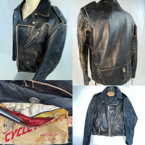 【ジャンク】Buco 70s シングルライダース スペイン製 42 ジャンク】Buco 70s シングルライダース スペイン製 42