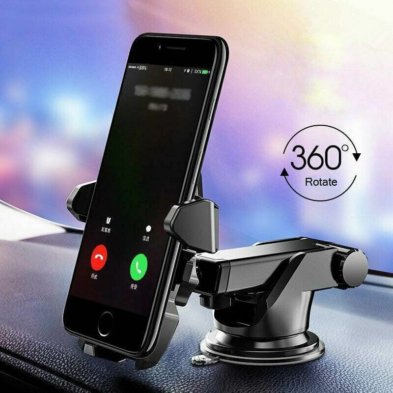 360° Car Phone Holder Windshield Dash Suction Cup Mount Sta