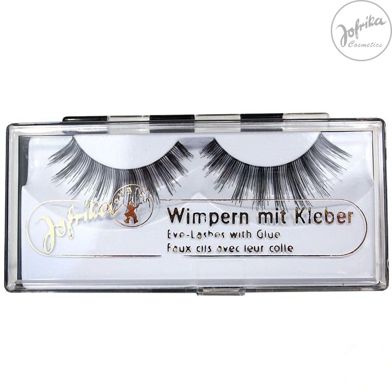 Effektwimpern Nr. 303 – Kurze Wimpern Mit Schwarzem Strass, Ohne Kleber, Für Stylische Looks
