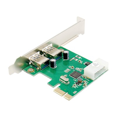Digital PCI Express to USB 3.0 2-Port Expansion Card Conversion Card for Desktop