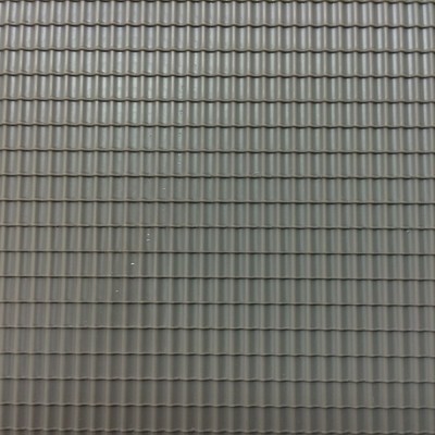Plaque plastique toit type tuiles mécaniques grises -HO-1/87-AUHAGEN 52426