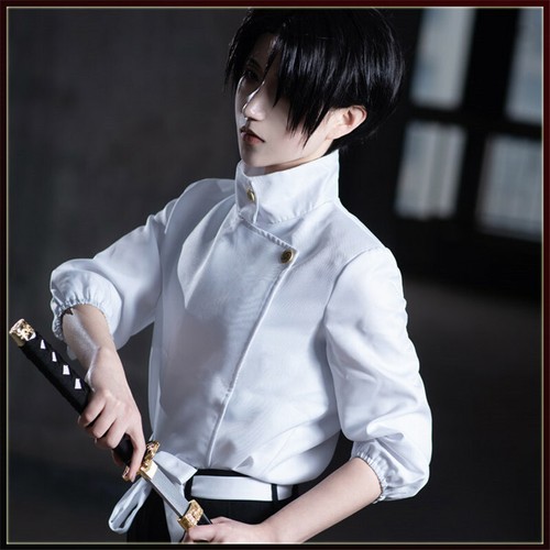 Jujutsu Kaisen Yuta Okkotsu Tops Pants Belt Suit Cosplay Jujutsu Kaisen Yuta Okkotsu Tops Pants Belt Suit Cosplay