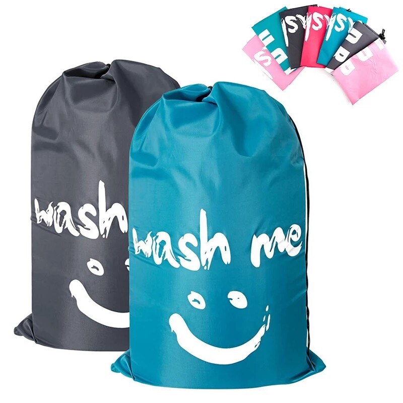 Travel Laundry Bag Extra Large Drawstring Heavy Duty Dirty C