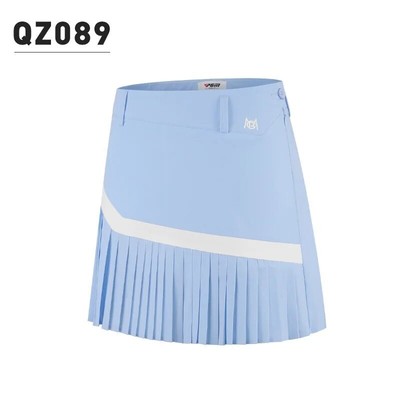 PGM Summer Women A-lined Golf Skort Lady High Waist Pleated Skirt Patchwork Wear