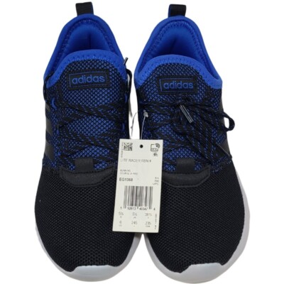 Adidas Lite Racer Reborn Kids Sneaker Black/White/Blue EG1368