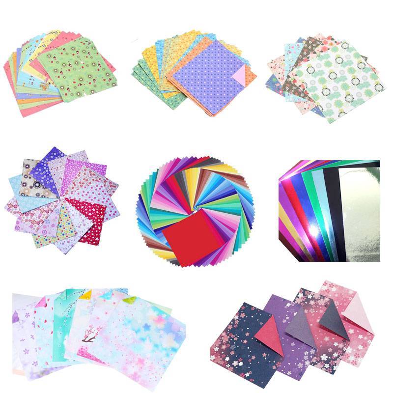 Mixed Craft Color Sheets Origami Rose Square Paper 15cm 59