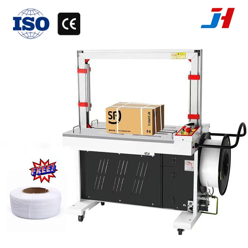 JH Automatic PP Plastic Carton Box Binding Strap Machine Automatic Wrap Polyeste