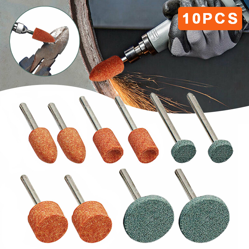10PCS/Set Ceramic Stone Polishing Grinding Rotary Die Grinder Drill Bit G