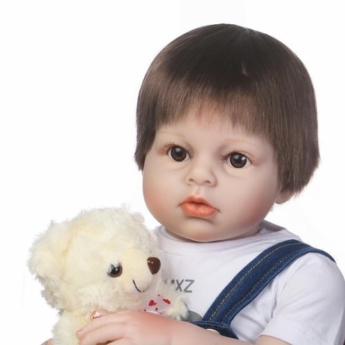 28 Reborn Toddler Silicone Toy Bearreborn Baby Boy With Short