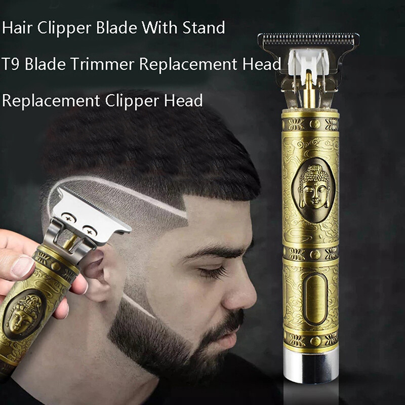 T-Shaped Hair Clipper Blade With Stand Hair Trimmer Replacement Clipper Y Ws