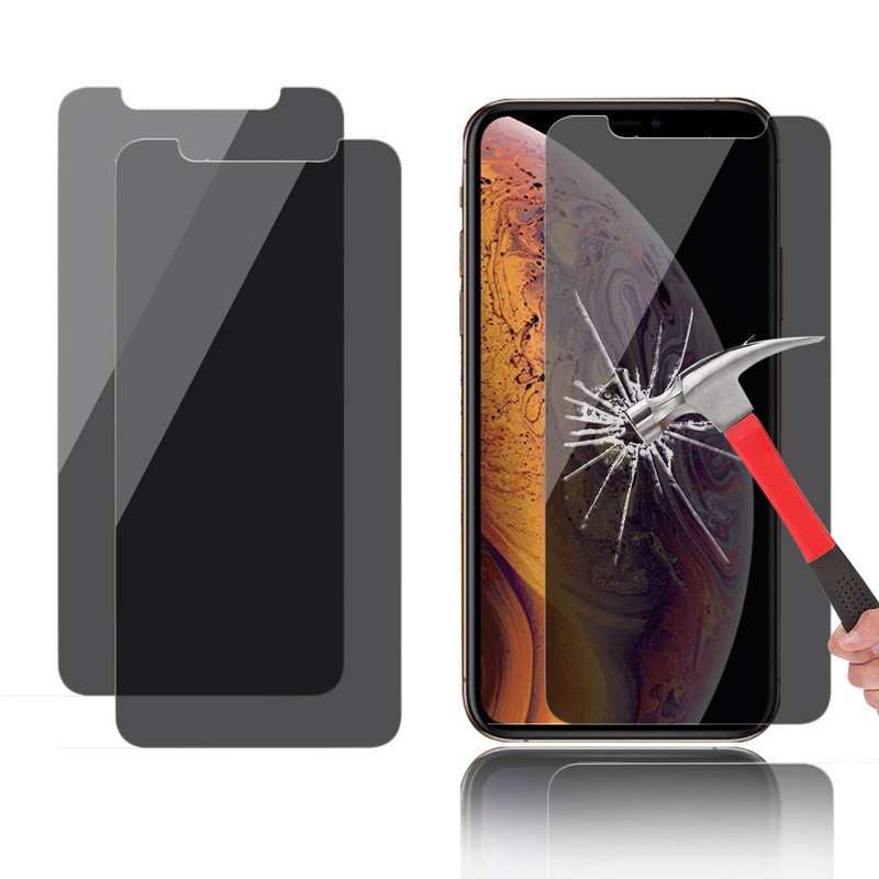 9H AntiSpy Privacy Tempered Glass Screen Protector For iPhone 11 XS