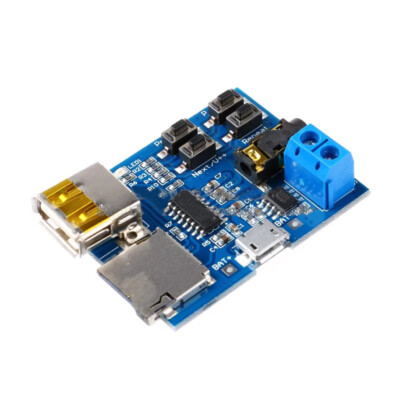 TF Card U Disk MP3 Format Decoder Board Module Amplifier Decoding Audio Player