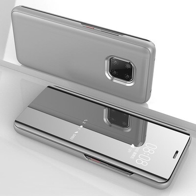 Anti Scratch For Huawei Mate 40 Pro P40 P30 Lite Leather Case Flip Stand Mirror