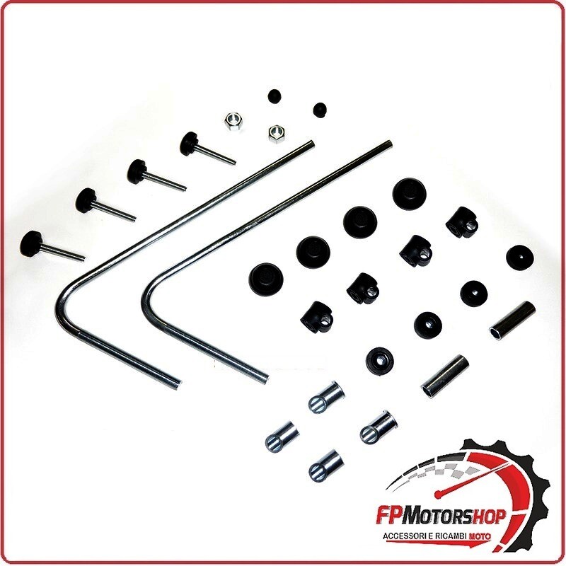 KIT ATTACCHI PARABREZZA SCOOTER PER LIBERTY 50/125 150 BEVERLY BIONDI 8500705