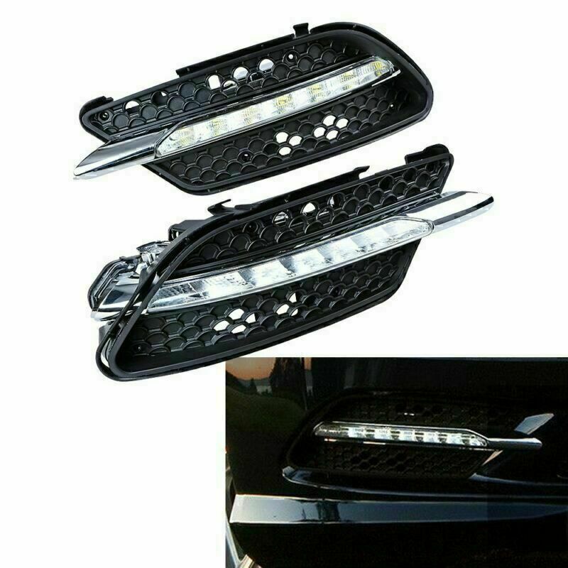 LED DRL Fog Lamps Daytime Running Lights For BENZ W204 C300 Sport 2008-2011
