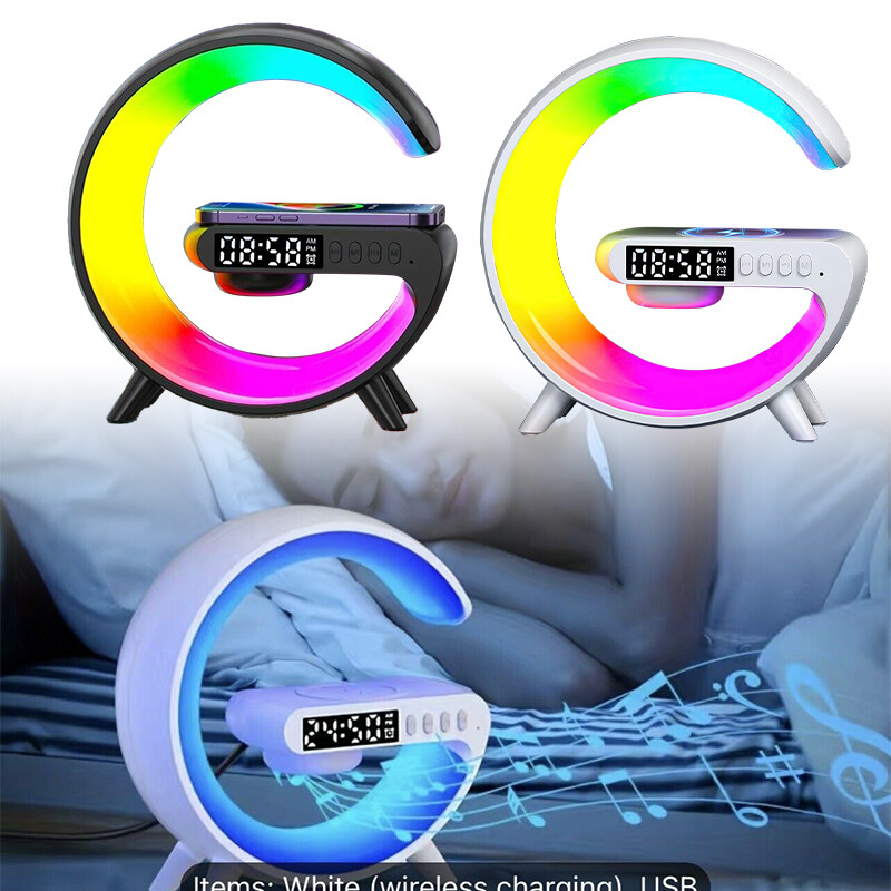 2X Smart G Lamp - Bluetooth Speaker Wireless Charger Night L
