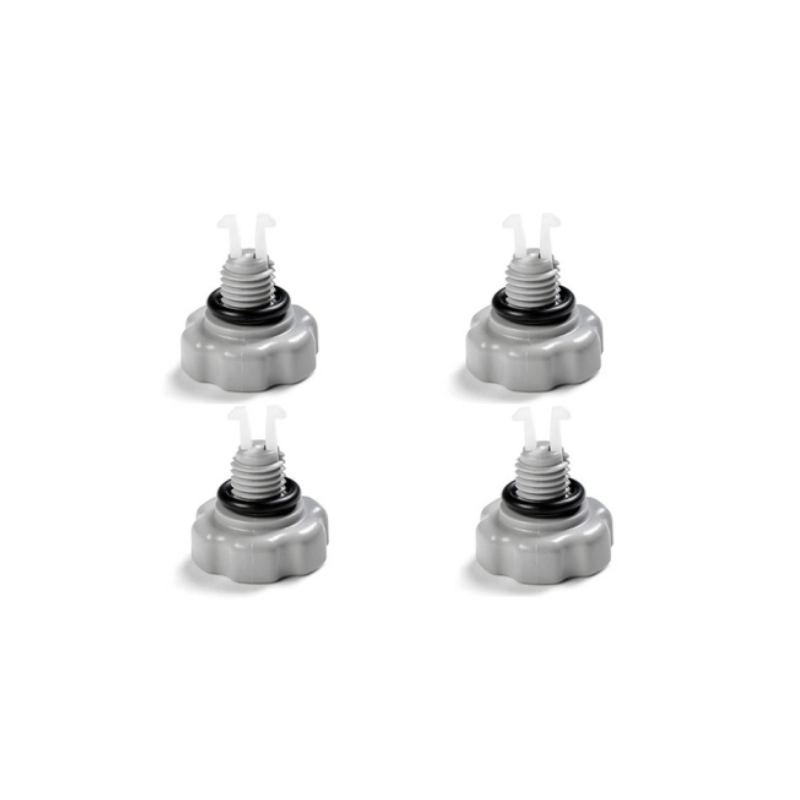 Intex Ersatzteile-Set Für Filterpumpen – 4 Luftablassventile + 4 O-Ringe (Modell 25002)