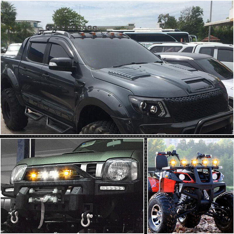 2x 2inch 8D LED Work Light Bar Pods Driving Fog/Spot Lamp Offroad Truck Boat SUV
