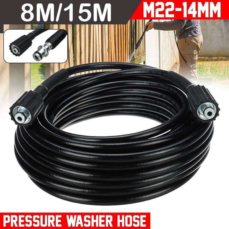 26FT 3200PSI Replacement High Pressure Power Washer Hose -1/4
