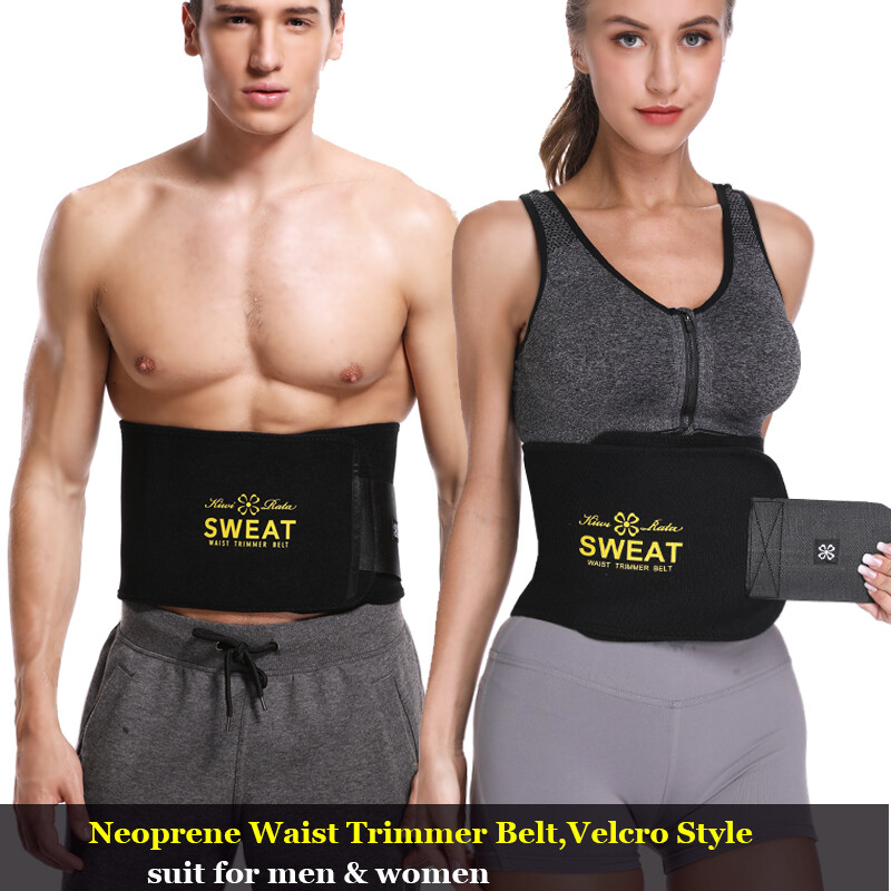 Women Men Neoprene Fat Burn Sauna Waist Trainer Belt Trimmer Cincher Body Shaper