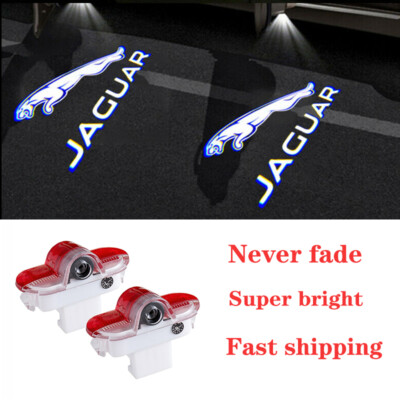 2X LED HD Door Courtesy Lights Ghost Laser Projector For Jaguar XJ 2010-2019