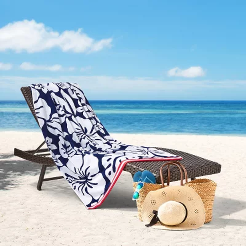 Member'S Mark Adult Beach Towel, 2-Pack, 40" X 72" (Assorted Colors)