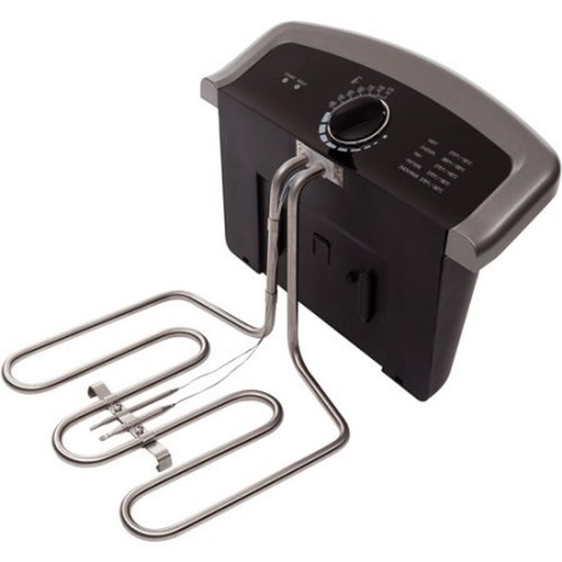 Electric Deep Fryer Cooker Home Countertop Dual Basket Fries 4 L Stainless Steel