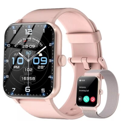 2024 Smart Watch For Men/Women, Waterproof Smartwatch Bluetooth iPhone Samsung