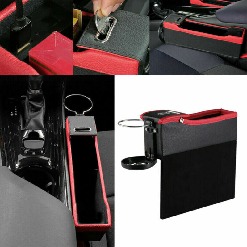 Schwarz Fahrzeug Organizer Handyhalter Innenzubehör Auto-Aufbewahrungsbox