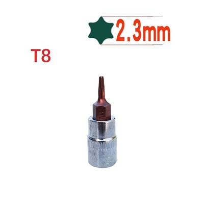 T15 Bit Socket Torx T27 T30 T40 1Pcs T8 6.35mm / 1/4 Inch T8-T40 Tools