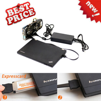 V8.0 EXP GDC PCI-E Expresscard Most Laptop External Independent Video Card Dock