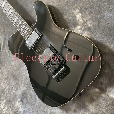 Matte Black TL Electric Guitar 2H Pickups FR Bridge White Binding Factory Outlet