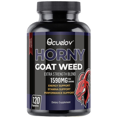 Horny Goat Weed with Maca -Endurance, Energy, Non-GMO Formula
