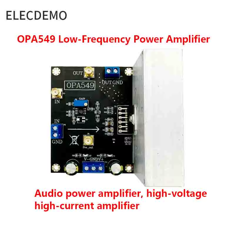 OPA549 module Audio Power Amplifier 100W High-voltage 8A High-current Amplifier