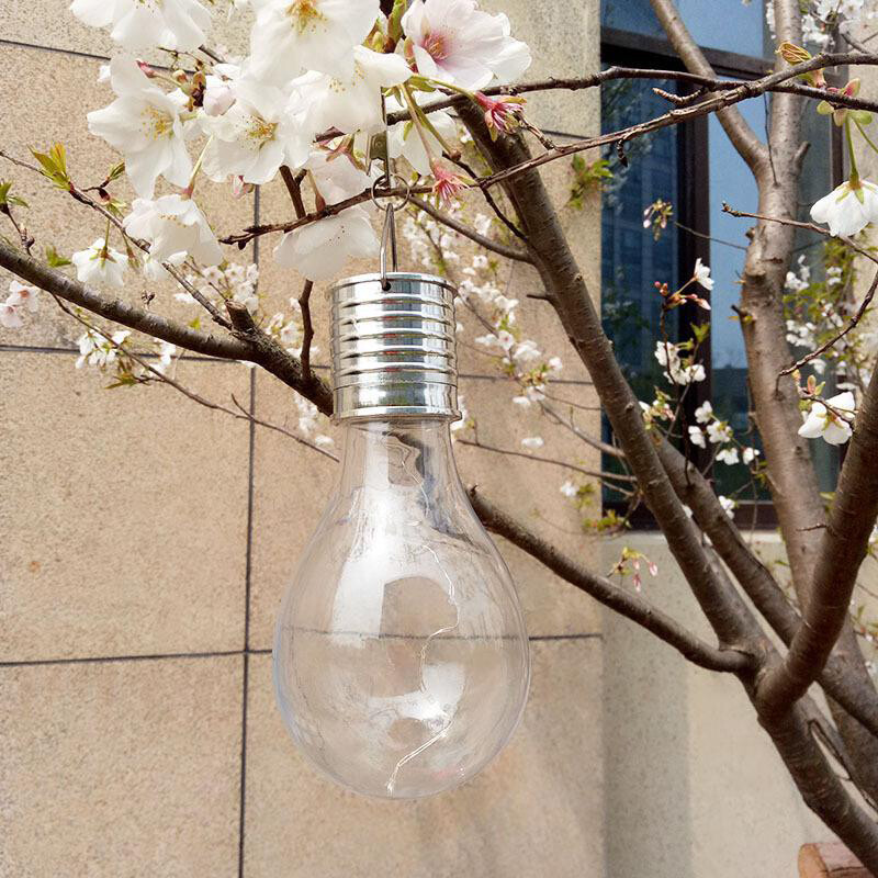3 LED Solar Lampe Glühbirne Solarleuchte Garten