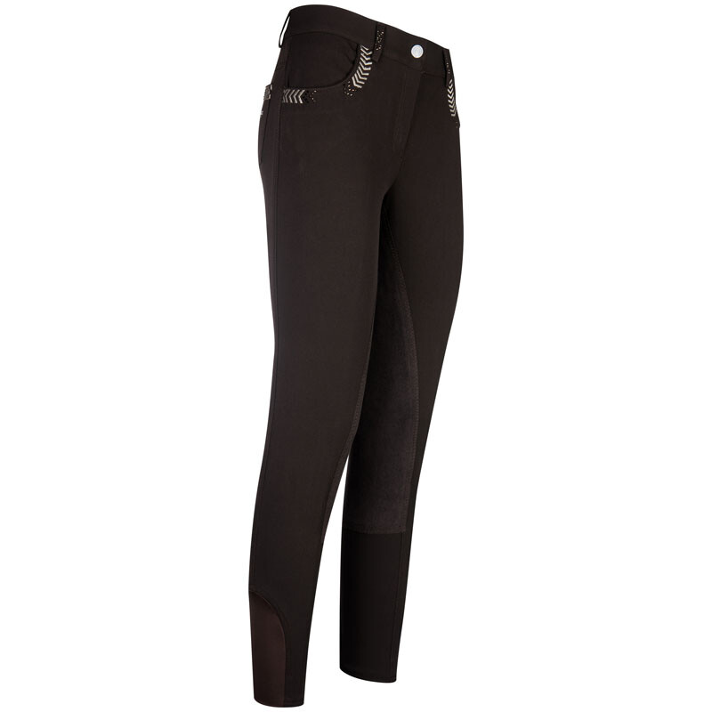 Imperial Riding Damenreithose Dorado mit Ganzbesatz braun