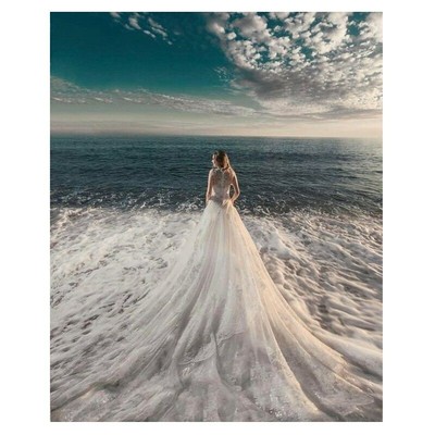 5D Diamond Painting Bride in the Sea Kit