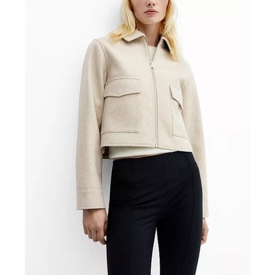 NWT Mango | Women's Flap Pocket Jacket Size XS