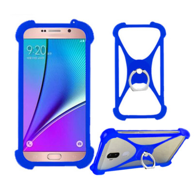For Various mobile phone - Soft Silicone Case Cover Skin Ring Holder Stand Shell