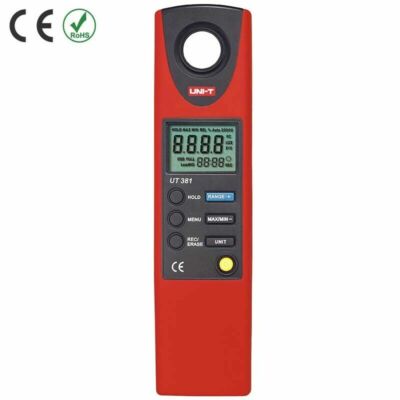 UNI-T UT381 Digital Luminometer Lux Light Meter Data Logging Luminosity Teste  K