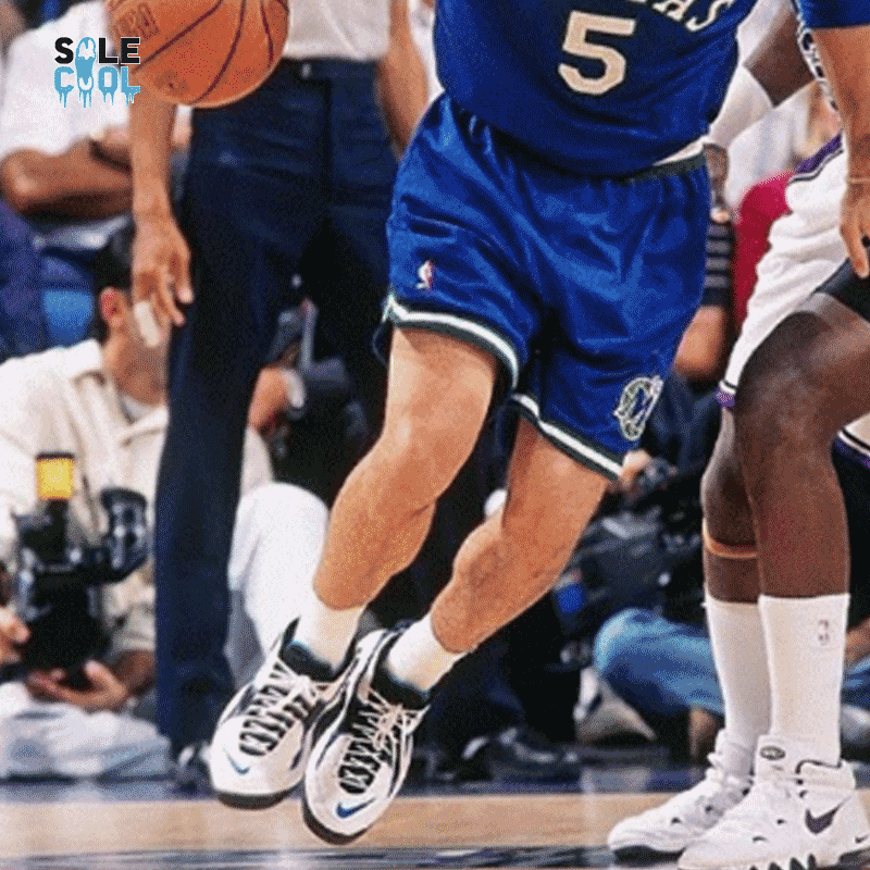 Nike Air Zoom Flight 95 White Photo Blue Jason Kidd PE Mavs