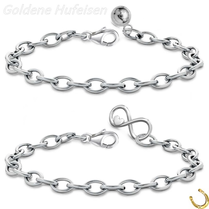 Bettelarmband für Charms 925er Echt Sterlingsilber Anhänger Damen Kinder Mädchen