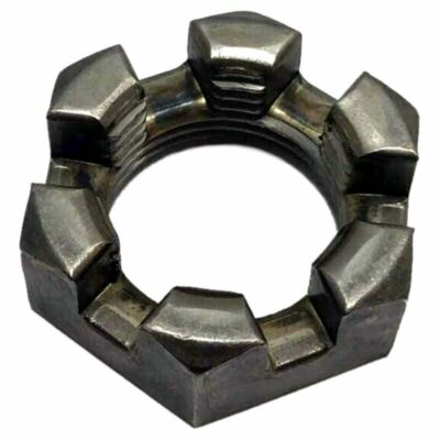 Trailer Axle 1'' Slotted Hex Nut, CE Smith 11065