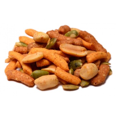 SPICY FIESTA NUT MIX ~3lb BAG ~SHIPS FREE