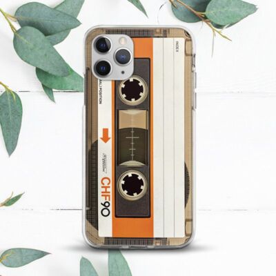 Retro Audio Cassette Mixtape 80's Case For iPhone X SE 11 12 13 14 15 Pro Max XR