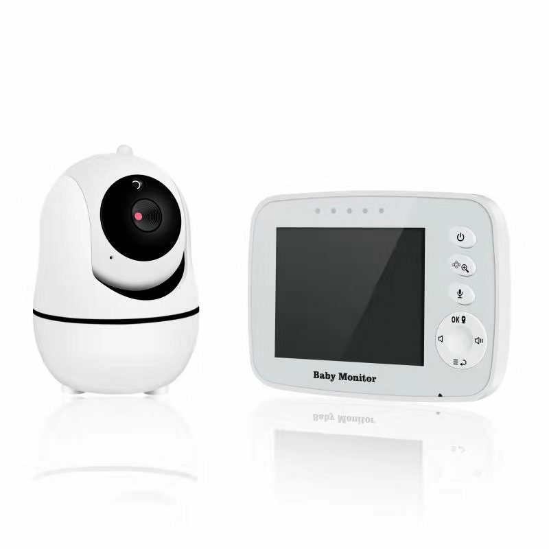 Babyphone VidÃ©O - Sans Fil Avec Rotation 360Â°, Zoom - Multifonctions - 2,0'' - V